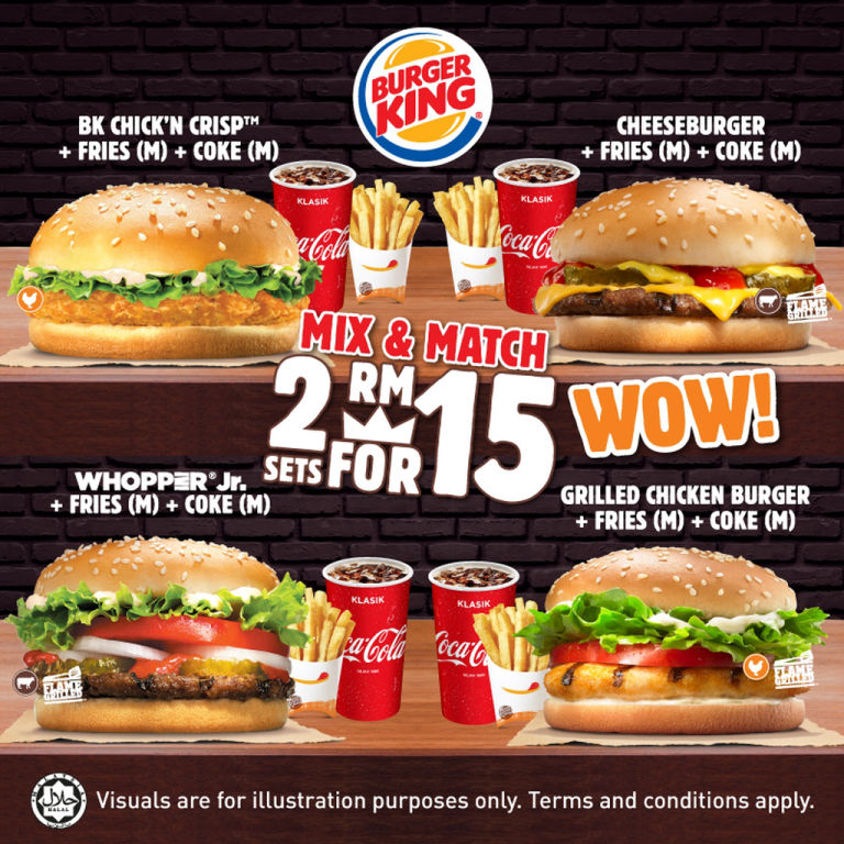 Mix & Match Burger King by Burger King Sunway Pyramid