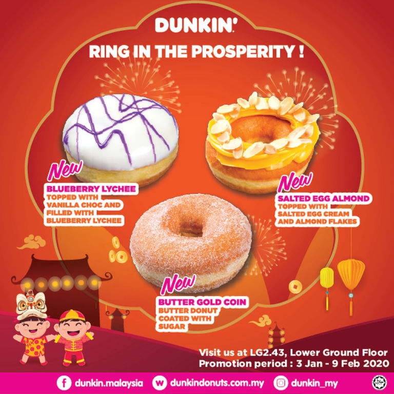 New Donut Flavours Dunkin donuts by Dunkin Donuts Sunway Pyramid