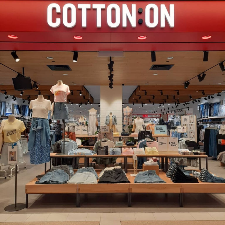 Australia's largest clothing retailer Cotton On store and logo